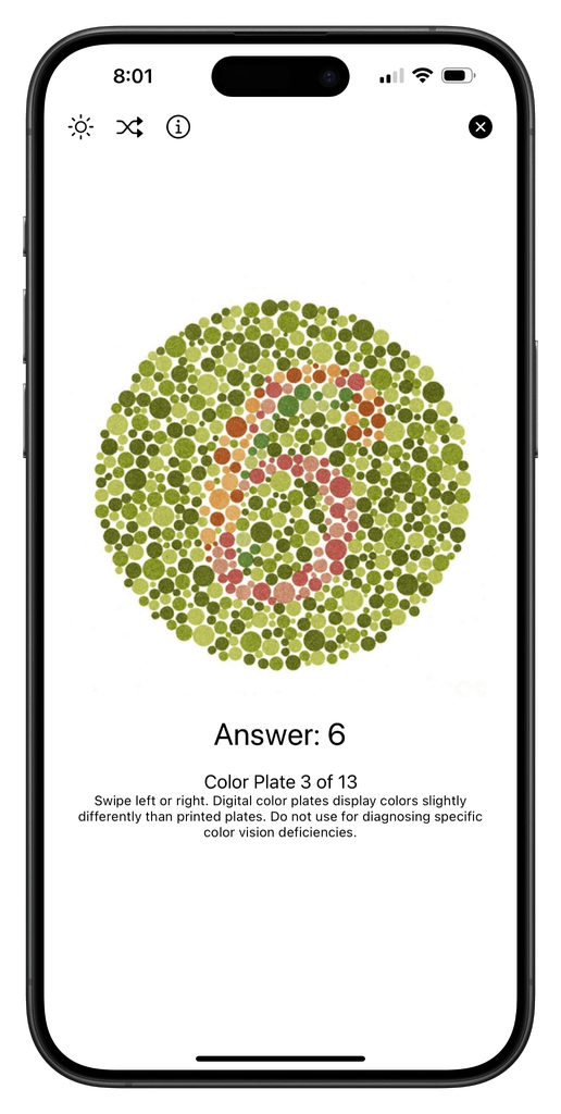 Ishihara Color Plate Example